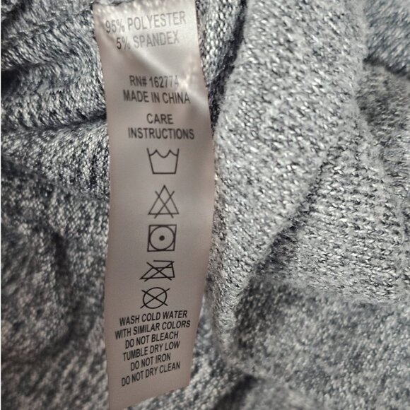 Mono B Lounge Shorts & Dolman Top Set M Brushed Gray - Picture 12 of 12